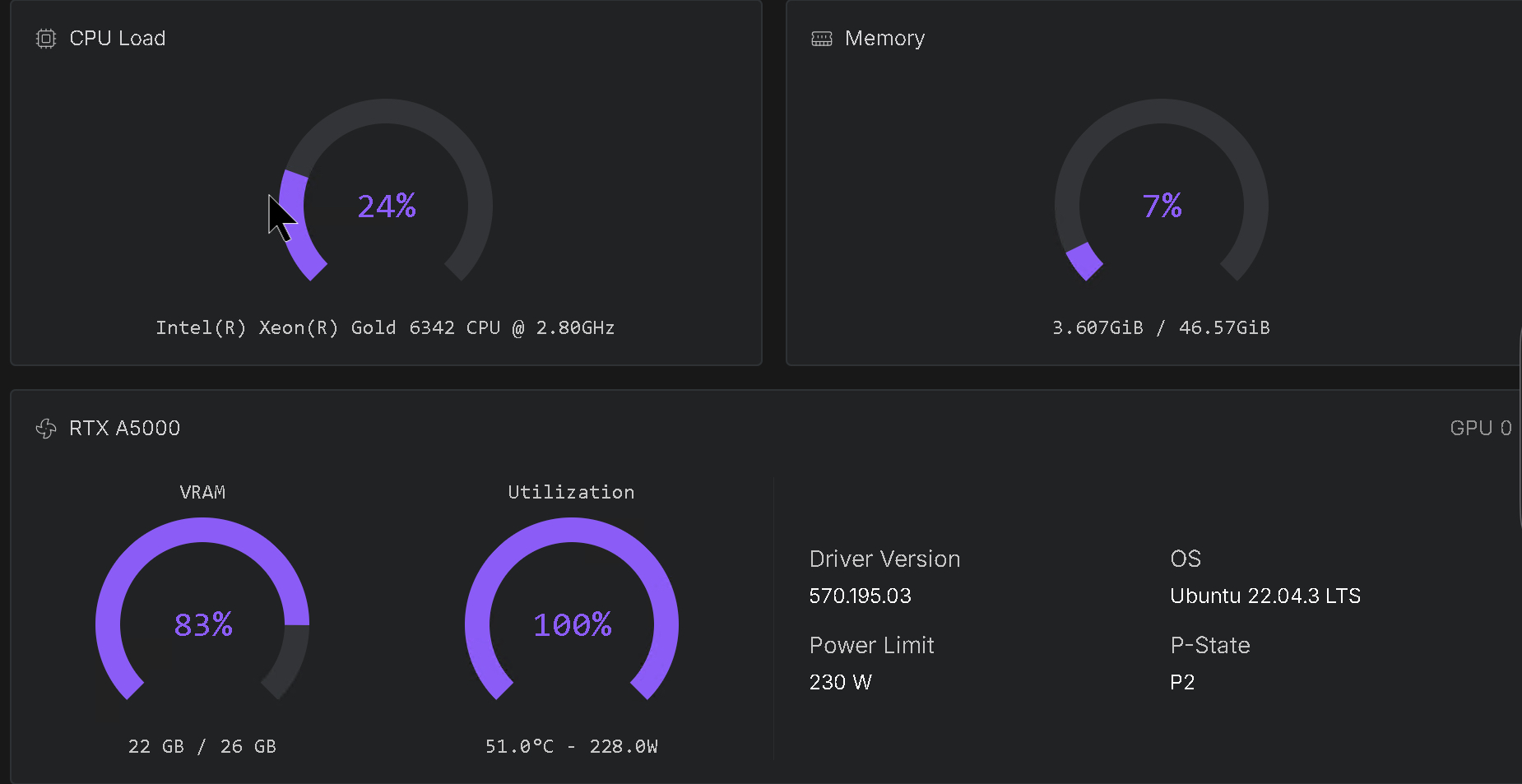 Pod running on RTX 5000 native comfyUI